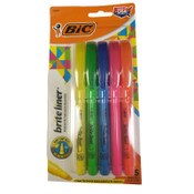 Bic Bright Liner 5-Pack Highlighter